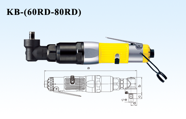 直柄弯头油压脉冲定扭工具 KB-(60RD-80RD)